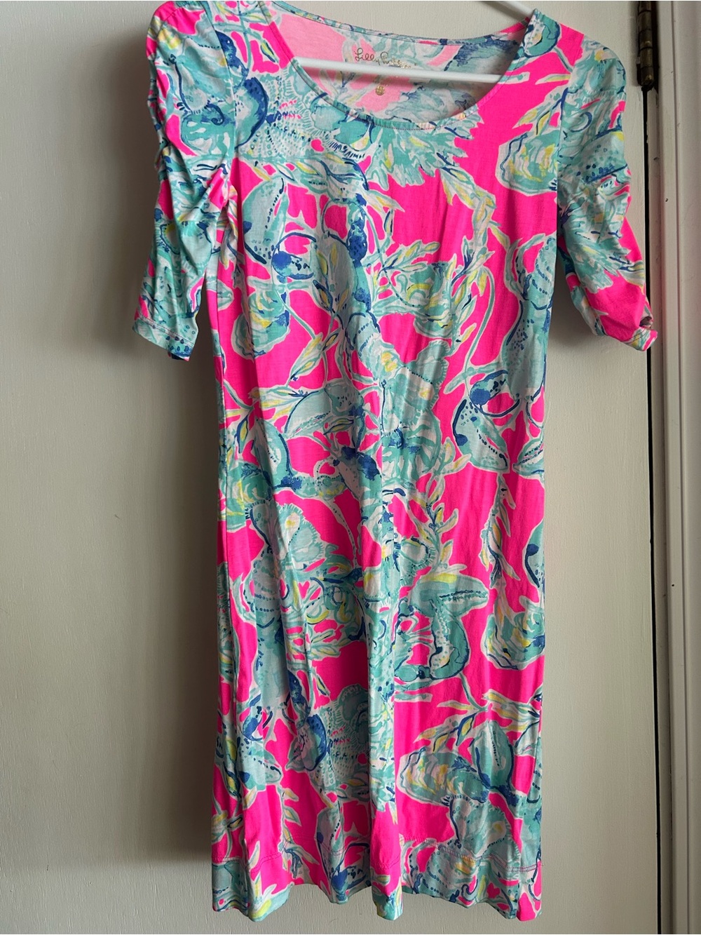 Lilly Pulitzer-Women’s Pink Floral Shift Dress